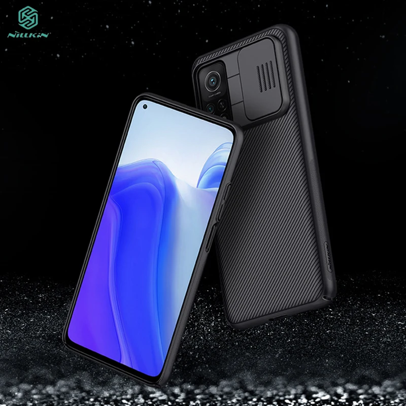 

For Xiaomi mi 10t Case NILLKIN Slide Camera Protection Case For Xiaomi mi 10t mi 10t pro 5G Anti-skid Camshield Cover Cases