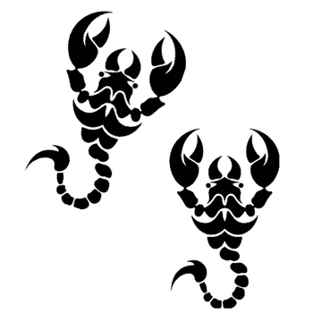

CS-1548# Scorpio reflective funny car sticker vinyl decal silver/black for auto car stickers styling no background