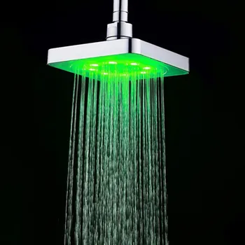 

New Household Shower Head 8 PCS LED Shower Head Seven Color Thermochromic Shower Head With Temperature Sensing