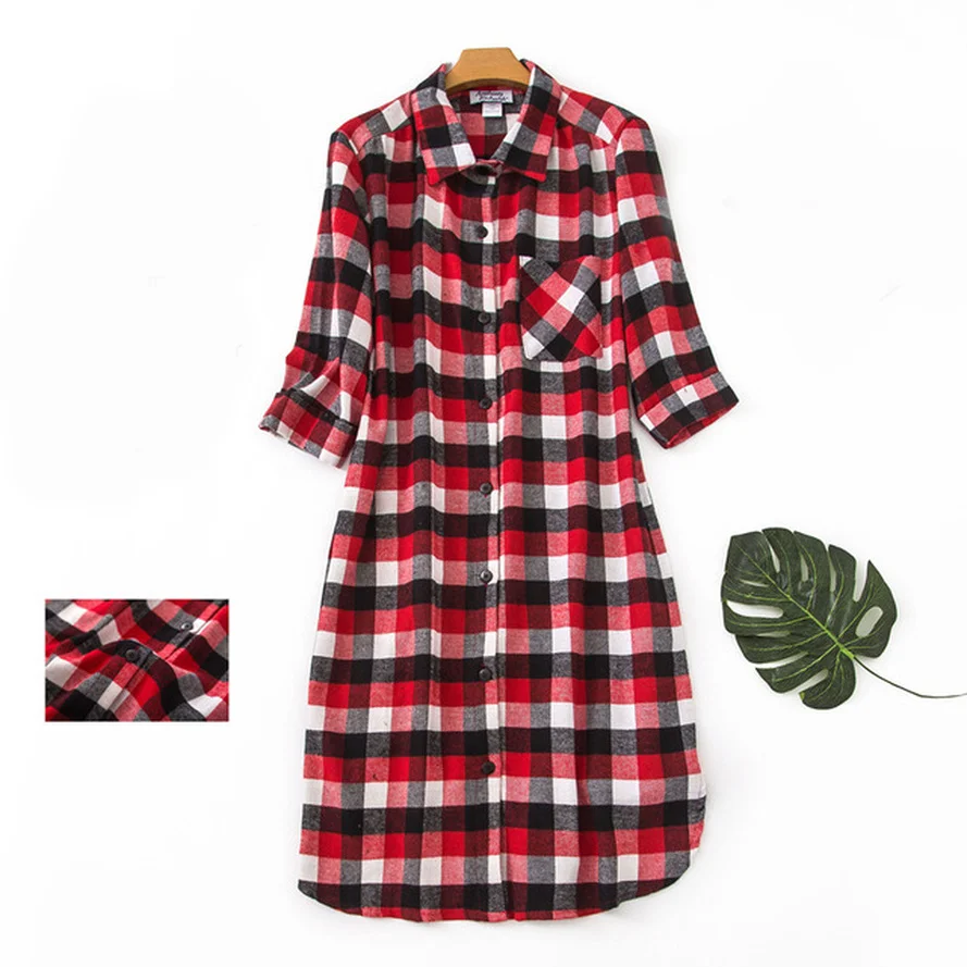 Autumn Long-sleeved Women's Oversized Nightdress Brushed Cotton Women's Large Size Nightdress 5XL