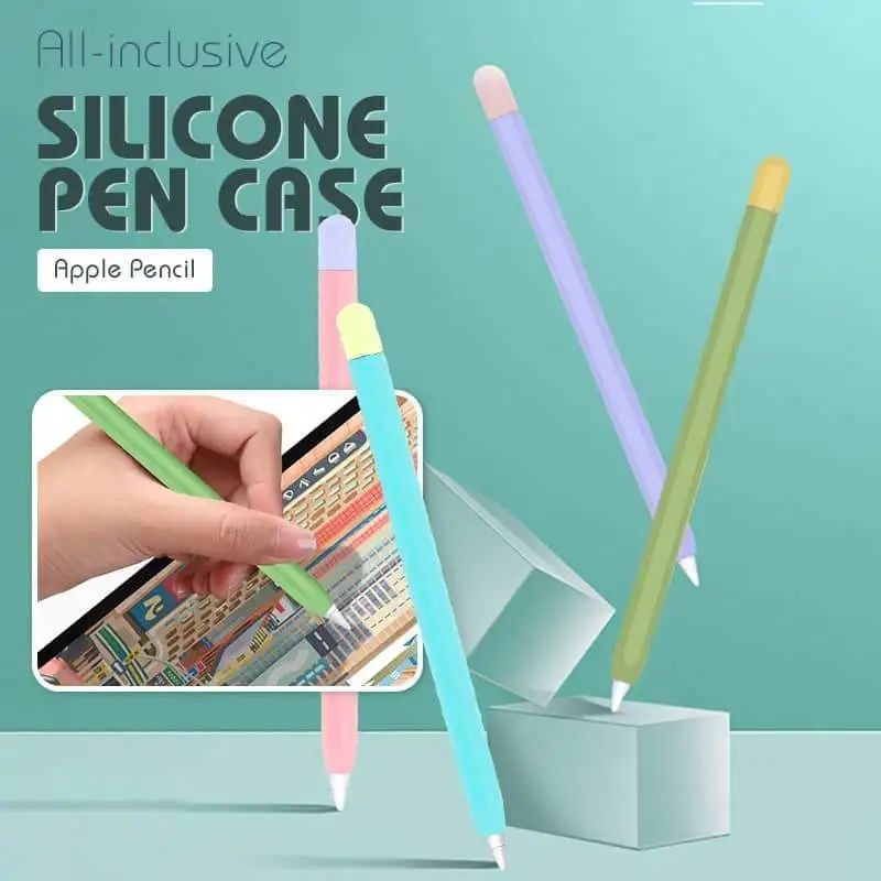 Подходит для Apple Pencil Gen 1/2 полноразмерный силиконовый чехол ручки планшет