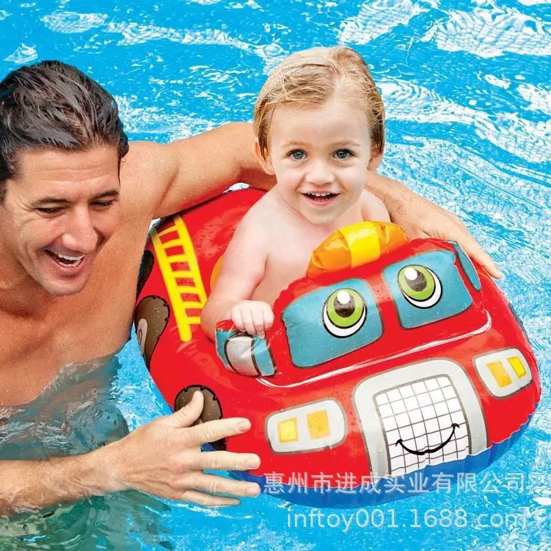 

Manufacturers a Large Amount Production Animal er tong chuan BABY'S Toilet Seat Swimming Tube Water Wing Airplane Frog Police Ca