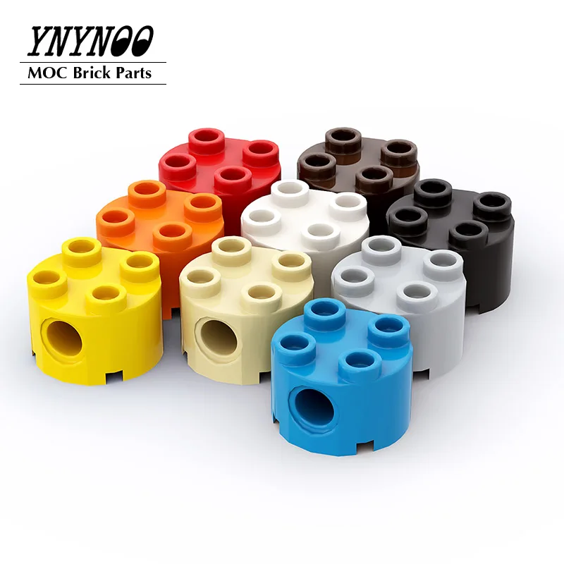 

20Pcs/lot Brick Round 2 x 2 with Pin Hole MOC 17485 Building Blocks Bricks Parts DIY Education Toys Tech Designers