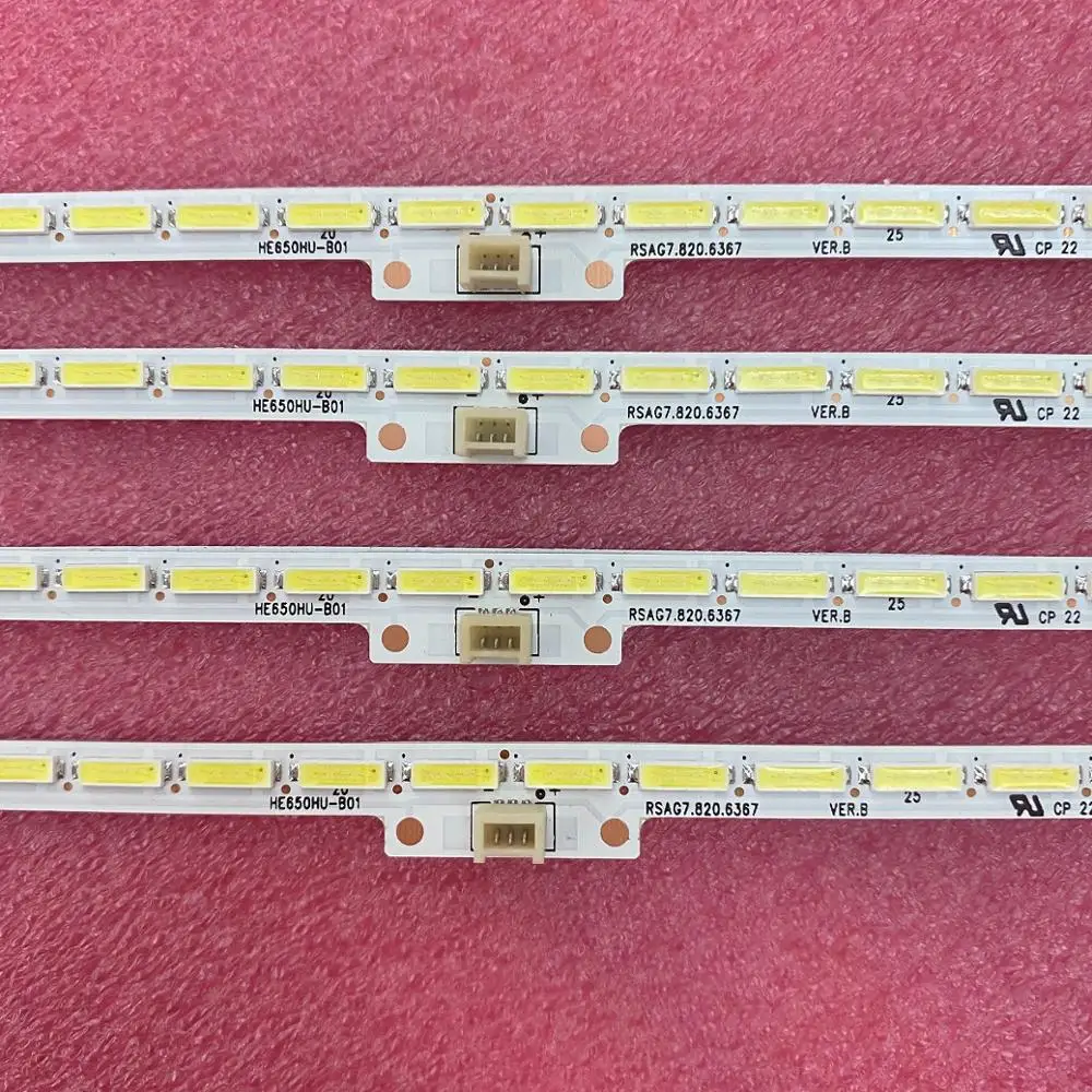 

New 4 PCS/set LED backlight strip for Sharp LC-65N7000U HE650HU-B01 RSAG7.820.6367 LT-1146680 GT-1146680-A HSSO-655510672UK