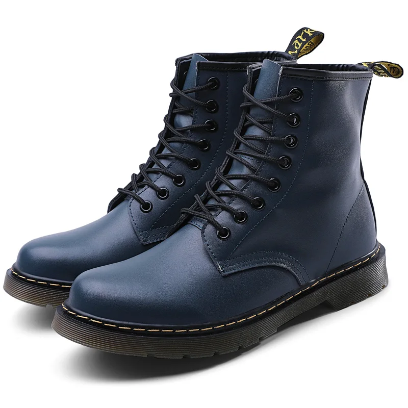 Unisex HIgh Top Sneakers Western Boots for Men Militarty Casual Motorcycle Shoes Winter Couple Shoes Zapatos Mujer