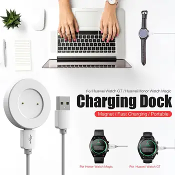 

for Huawei Watch Magic GT 2 Smart Bracelet 1m Magnetic Fast Charger Cradle Type-C Portable Charging Dock Watch Holder Data Cable