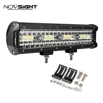 

NOVSIGHT12 Inch Triple Row LED Light Bar 24000LM 240W Spot Flood Combo Beam Off road Led Bar ATV SUV Trucks Tractor Work Light