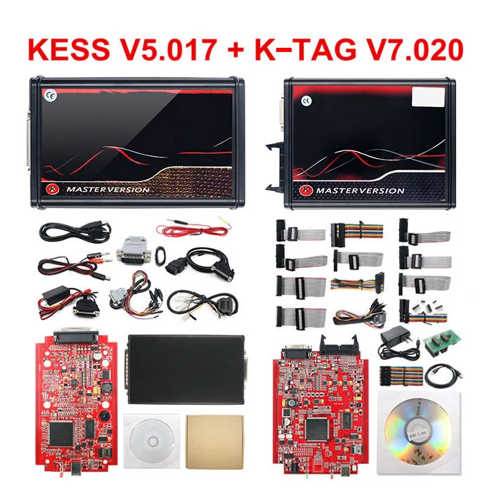 car battery charger Online EU Red Kess Master 2.8/2.7/2.53 5.017 K-TAG V2.25 V7.020 Full Chip OBD2 Manager Tuning Kit Kess 2.7 K-TAG 2.25 ProgrammerGood News car inspection equipment for sale Code Readers & Scanning Tools