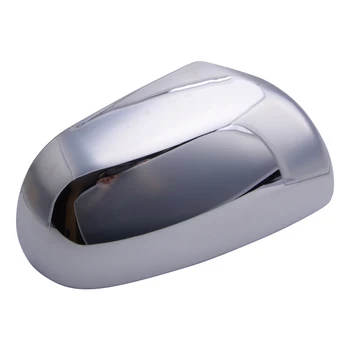 

2pcs Car Side Door Wing Rearview Mirror Cover Cap Trim Housing Shell ABS Silver Fit For Toyota Highlander Sienna