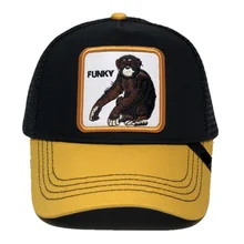 Новая забавная бейсболка с животным рисунком фермы, бейсболка с вышивкой в виде животных, мужская и женская бейсболка в стиле хип-хоп, сетчатая Кепка для папы