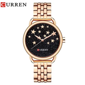 

CURREN Fashion Women Watches Top Brand Luxury Ladies Girl Wrist Watch Stainless Steel Bracelet Classic Casual Female Clock
