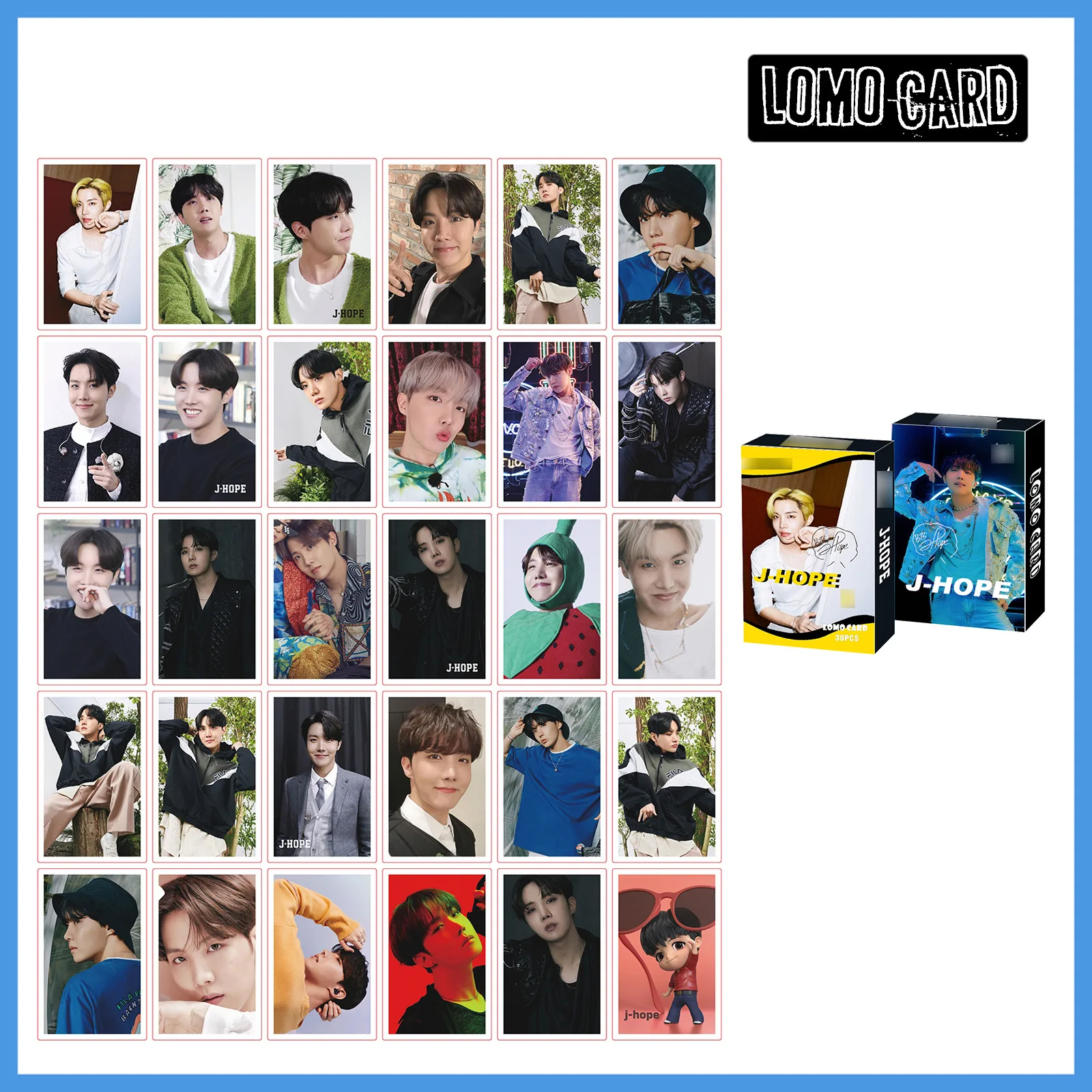 30pcs/box Kpop Stray Kids Lomo Card Set Photocard Photo Print Album Photocard Korean Fashion Cute Boys Poster Picture Fans Gifts