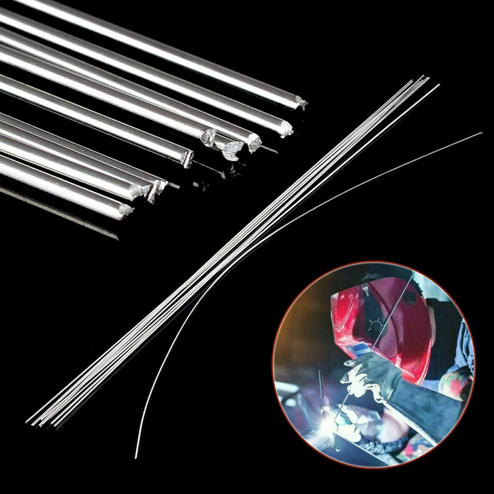 Aluminum Welding Rods Welding Wire 20Pcs Aluminum Welding Rods Electrode Brazing Easy Melt 330X2.0/1.6mm Melting Point TIG Argon Arc Weld Material