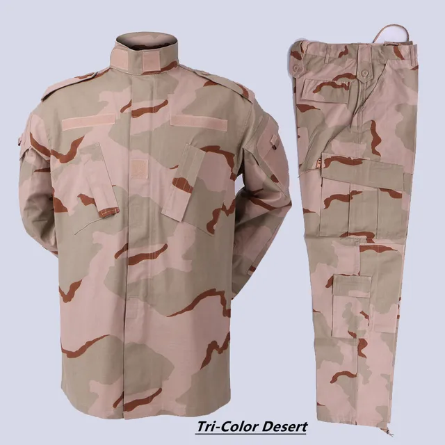 U.S. Military DCU 3 Color Tri-Desert Camo Rip-Stop