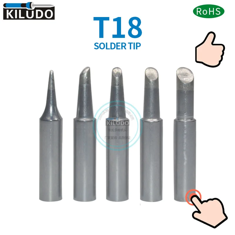 Kiludo 5 шт. наконечник для пайки Серии C1 C2 C3 C4 C5 паяльника hakko 8802/8803/888D