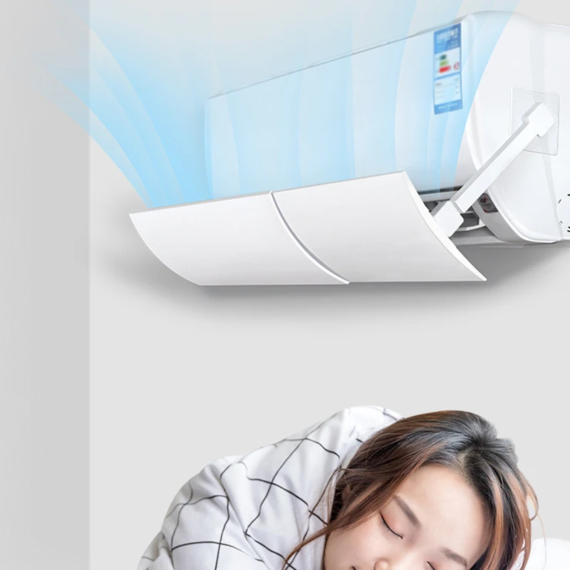 

Wind Windshield Baffle Accessories Air Conditioning Conditioner Adjustable Shield Deflector