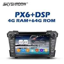 PX6 DSP Android 9,0 4 Гб ОЗУ+ 64 Гб ПЗУ автомобильный dvd-плеер gps Google RDS радио Wifi Bluetooth 4,2 для hyundai i40 2011 2012 2013