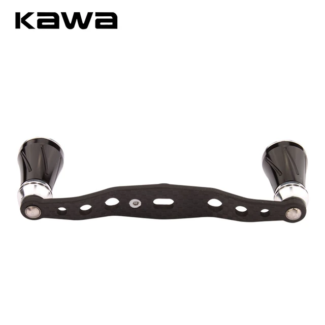 kawa New Fishing Reel Carbon Fiber Handle With Alloy Knob Accessory Length  110mm Hole Size 7x4