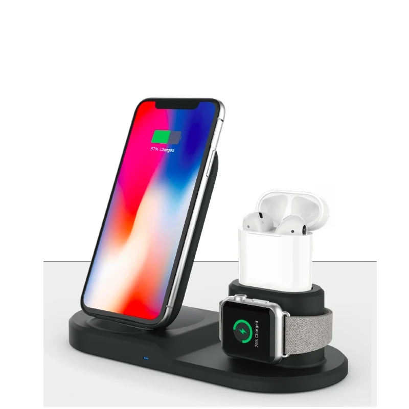 3 в 1 телефон быстро зарядного устройства для iPhone X XR Xs Smasung плюс портативное
