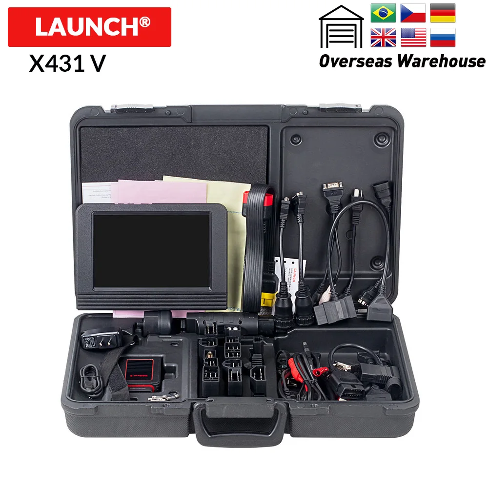 

Original Launch X431 V 8INCH Diagnostic Tool Support WiFi/Bluetooth Update Via Official Website Launch X-431 V x431 proDHL free