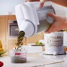 Пластиковая ручная XIAOMI бочка, влагостойкая коробка для хранения риса, устойчивая к насекомым, баночка для риса, зерна, банка для хранения, коробка для хранения