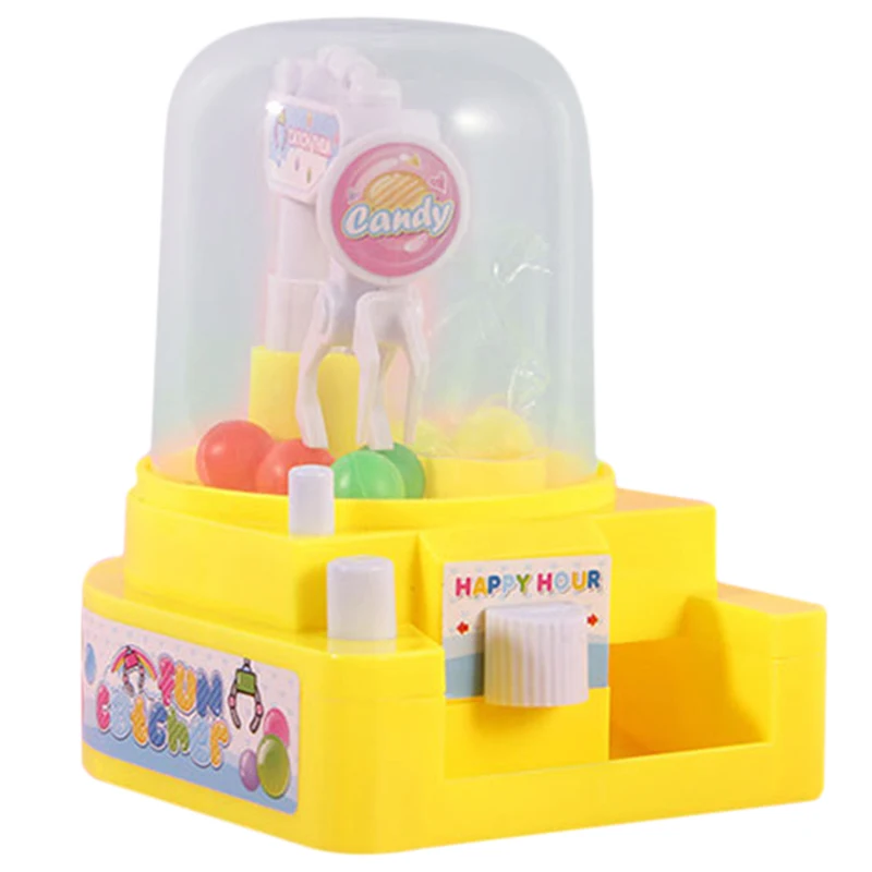

Childrens Toy Household Clip Doll Coin Mini Small Grab Doll Machine With Dolls Coins Candy Machine Egg Twister Toy Clip