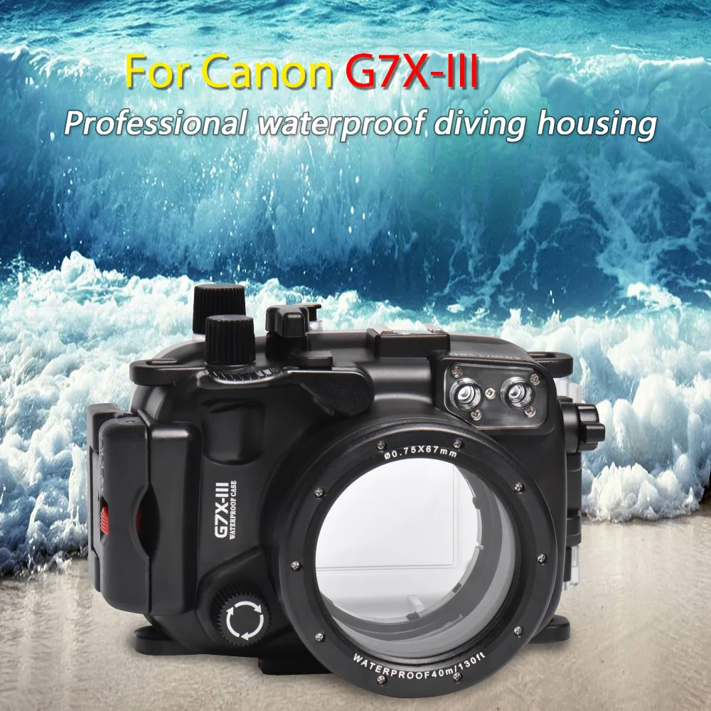 Underwater Housing for Canon PowerShot G7 X Mark II