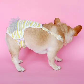 

PETCIRCLE Dog Clothes Stripe Physiological Pants For French Bulldog Corgi Pug Dog For Small and Medium Pet Dog Clothing