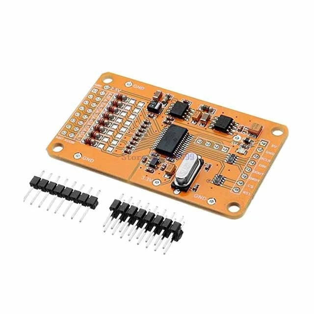 

A14-- ADS1256 24 ADC8 road AD -precision ADC data acquisition module