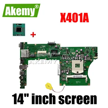 

For Asus X301A X401A X501A laptop motherboard support X401A 14'' inch screen support B820 B960 CPU HM70 Mainboard send CPU