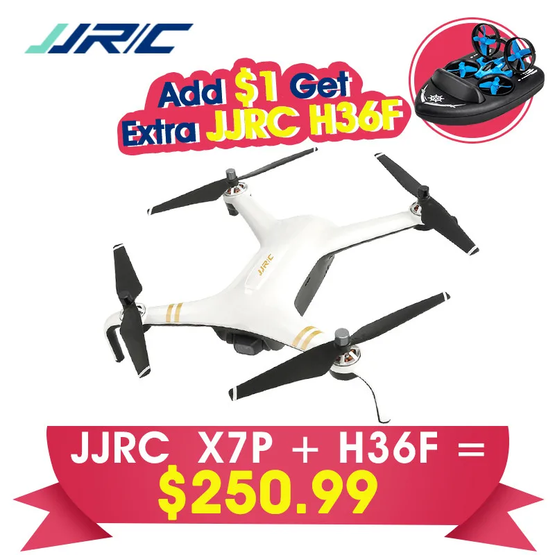 

JJRC X7P SMART 5G WIFI 1KM FPV w/ 4K Camera Two-axis Gimbal Brushless Motor RC Drone Quadcopter Multicopter RTF Model Toys