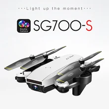 SG700-S Модернизированный складной Радиоуправляемый Дрон 1080p Профессиональный wifi FPV двойная камера Дрон режим слежения приложение управление Квадрокоптер игрушка Дрон