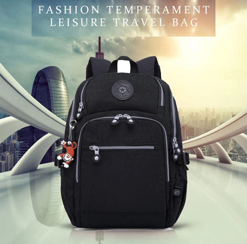 

New Design Women Backpack Casual Kipled Original Bolsa School Backpack for Teenage Girls Mochila Escolar With Monkey Keychain