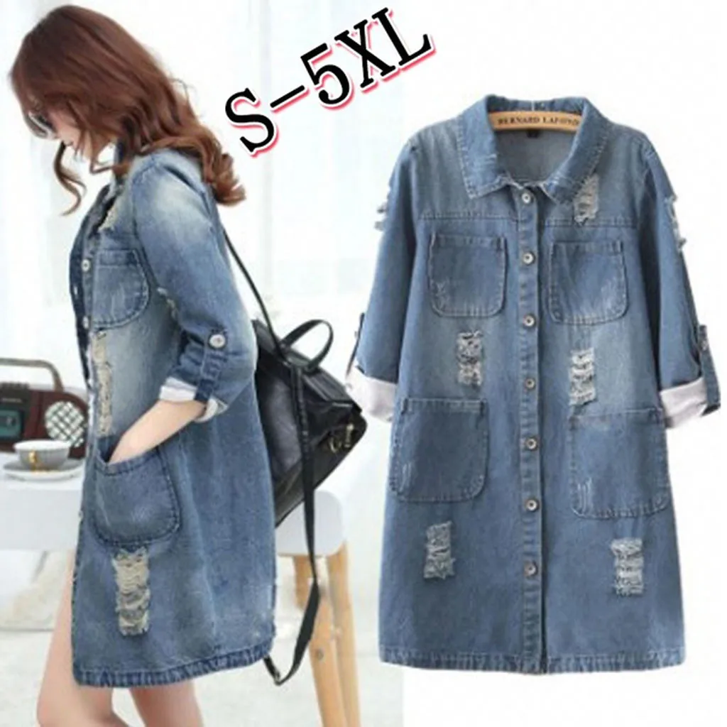 

2019 Autumn Women Jean Jacket Female Jacket Coat leisure Pearl Bead Short Denim Coat Woman Long Sleeve veste femme#C