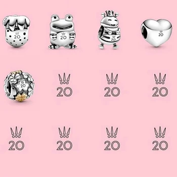

2020 New S925 Love section Limited Edition Bee, 20th Strawberry Clover Frog Charm Suitable for woman original 1:1 DIY jewelry