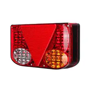 Image 4 - 2X 12V LED Car Trailer Truck Tail Light Taillight Rear Light Stop Brake Lamps Turn Signal for Pick ups Tippers chassis Van