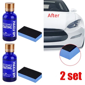 

9H Hardness Hydrophobic Coating Wax Paint Care Ceramic Polish Set 30ML Super Auto