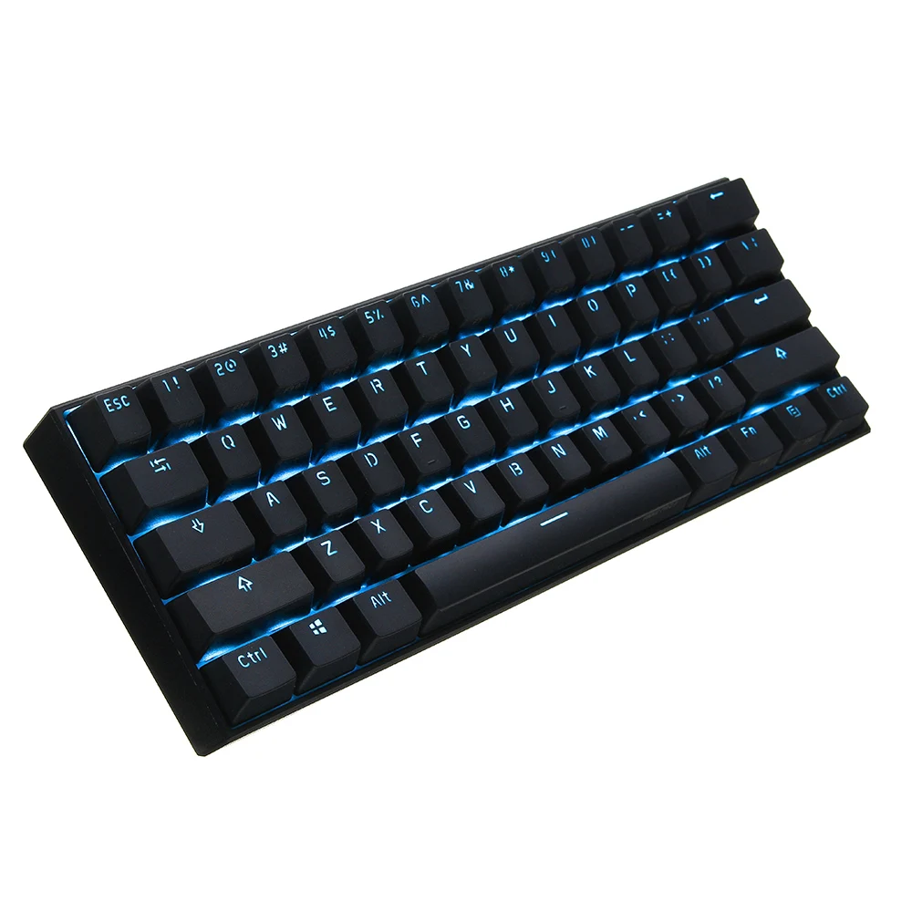 Мини Портативная игровая клавиатура Anne Pro 2 60% NKRO, беспроводная, bluetooth, USB, двойной режим, красный, синий, коричневый переключатель для механической клавиатуры