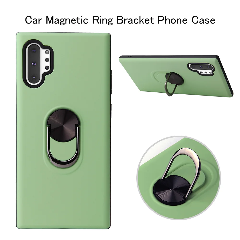 

360 Finger Ring Stand Case For Samsung S8 S9 S10 Lite Plus Note 8 9 10 Pro A10 A20 A50 A60 A70 A80 A90 A6 A7 A8 A9 J4 2018 Case