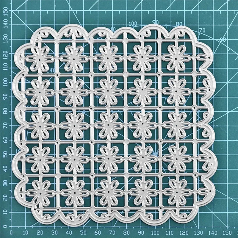 

Eastshape Dies Square Hollow Cover Background Metal Cutting Dies for DIY Scrapbooking Card Album Embossing Die Cut New