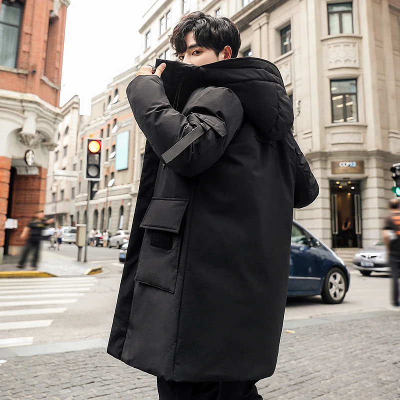 

-40 Degree Cold Winter Down Jacket Men Plus Size Thick Warm Long Parka 90% White Duck Down Men Winter Coat Casual Mens Overcoat