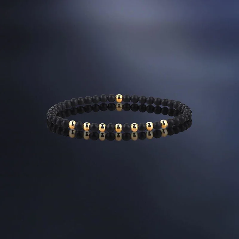 Женский браслет с бусинами Natrual из бисера фианитами pulseras pulseira мужской женский |