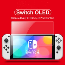 

HAIFVA Tempered Glass 9H HD Screen Protector Film for Nintendo Switch OLED Screen Protector For Switch OLED Game Accessories