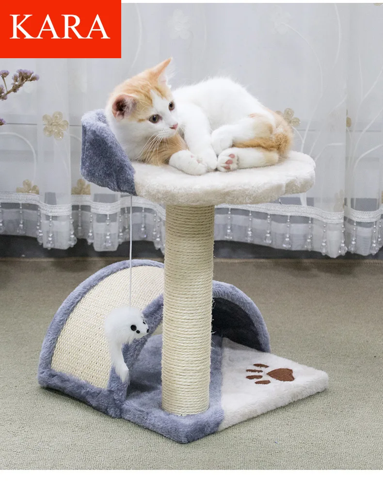 

Cat Climbing Frame Cat Scratching Column Grinding Claw Arch Bridge Cat Tree Play House Cube Cave Platform Cat Toy Furniture