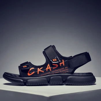

2020 New Fastion Summer Mens Sandals Open Toe Leisure Canvas Sandals Men Casual Man Comfortable Sandals Shoes Plus Size 39-44