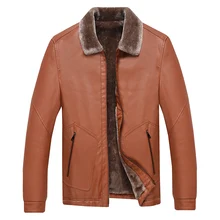 Зимняя меховая кожаная куртка для мужчин размера плюс 5XL замшевые кожаные куртки для мужчин искусственный мех Толстая теплая длинная замшевая куртка