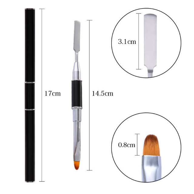 Art Brush Set Manicure Tools Gradient Gel Nail Polish Builder Drawing Carving Ombre Brushes French Nail Design Painting Pen