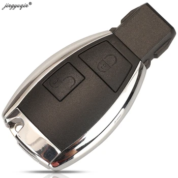 Keyforkess 2/3/4 pulsanti chiave dell'automobile Shell per Mercedes Benz B C E ML S CLK CL sostituzione modificata Smart Auto Key Case Upgrade - Jingyuqin 2 3 4 pulsanti chiave dell automobile Shell per Mercedes Benz B C E