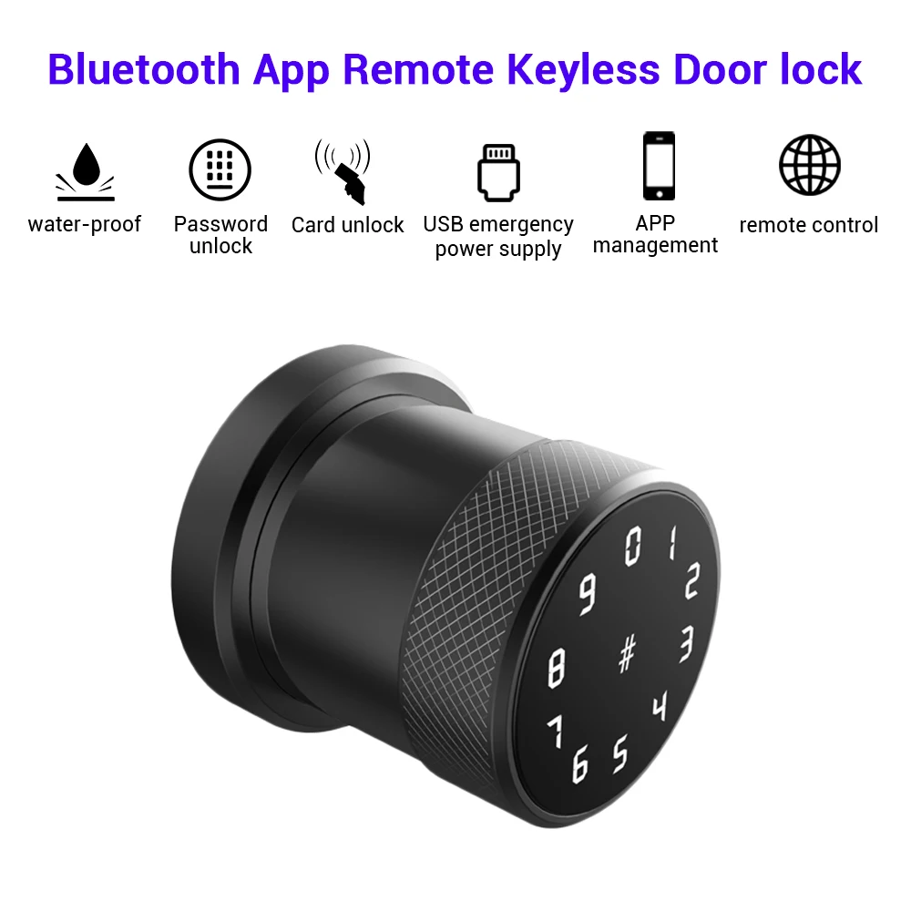 

Bluetooth APP Remote Control Fingerprint Lock Smart Lock Porta Doorlock Electronic Lock Keyless Wireless Unlocked Digital Lock