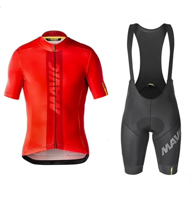 US $20.59 Mavic short sleeve cycling jersey set for men road bike mountain mtb pro Team Bicycle set clothing 